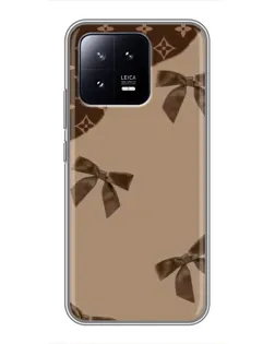 Чохол для Xiaomi 13 з картинкою «LV — кавовий атлас»