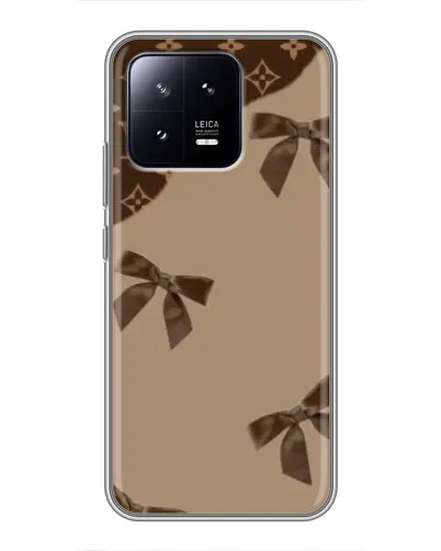 Чохол для Xiaomi 13 з картинкою «LV — кавовий атлас»