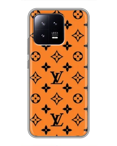 Чохол для Xiaomi 13 з картинкою «Помаранчевий стиль LV»