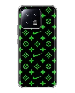 Чохол для Xiaomi 13 з картинкою «Неоновий принт LV»