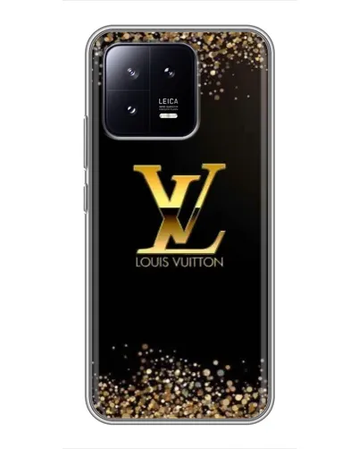 Чохол для Xiaomi 13 з картинкою «LV — золоті іскри»