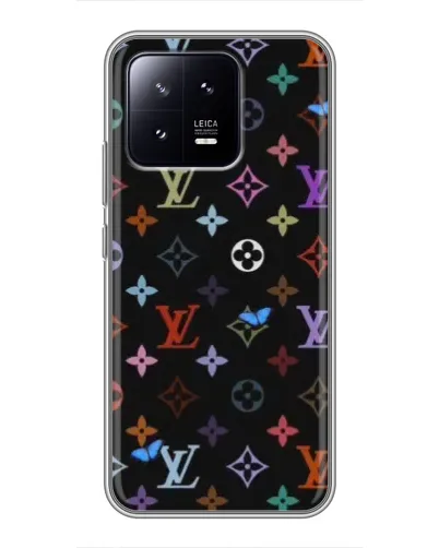 Чохол для Xiaomi 13 з картинкою «Кольорова монограма LV»