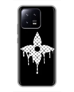 Чохол для Xiaomi 13 з картинкою «Квіткова монограма»