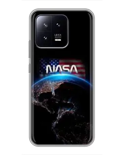 Чохол для Xiaomi 13 з картинкою «Земля з космосу NASA»