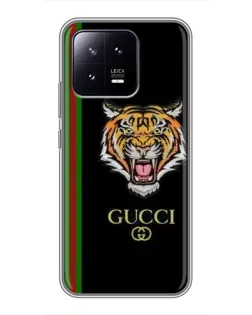 Чохол для Xiaomi 13 з картинкою «Тигр Gucci»
