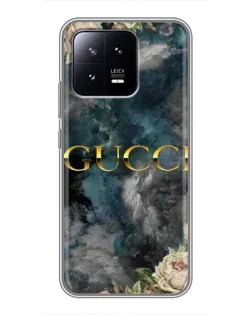 Чохол для Xiaomi 13 з картинкою «Абстрактні квіти Gucci»