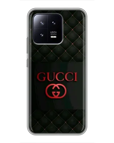 Чохол для Xiaomi 13 з картинкою «Gucci — стьобаний чорний»