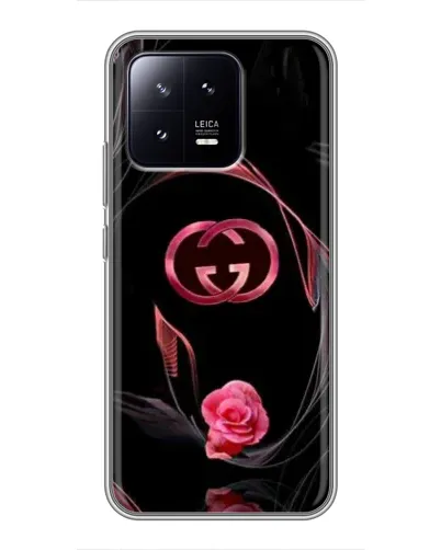 Чохол для Xiaomi 13 з картинкою «Gucci — неонова троянда»