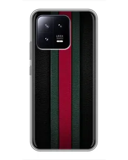Чохол для Xiaomi 13 з картинкою «Gucci — неонова лінія»