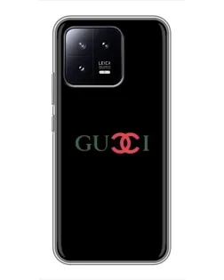 Чохол для Xiaomi 13 з картинкою «Gucci — червоний градієнт»