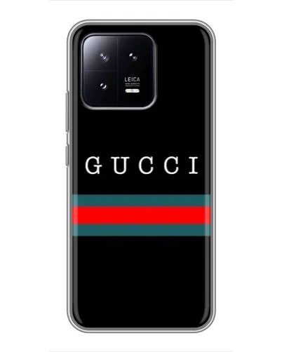 Чохол для Xiaomi 13 з картинкою «Gucci — червоний пояс»