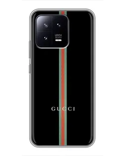 Чохол для Xiaomi 13 з картинкою «Gucci — строга лінія»