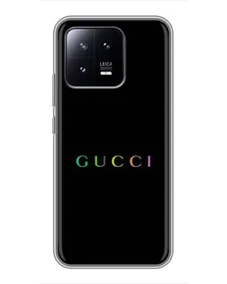 Чохол для Xiaomi 13 з картинкою «Gucci — неоновий мінімалізм»