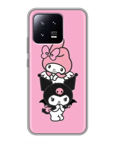 Чохол для Xiaomi 13 з картинкою «Тріо My Melody та Kuromi»