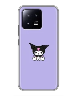 Чохол для Xiaomi 13 з картинкою «Kuromi — фіолетовий мінімалізм» Чохол для Xiaomi 13 з картинкою «Kuromi — фіолетовий мінімалізм»