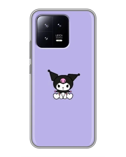 Чохол для Xiaomi 13 з картинкою «Kuromi — фіолетовий мінімалізм»