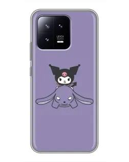 Чохол для Xiaomi 13 з картинкою «Kuromi на ліловому фоні» Чохол для Xiaomi 13 з картинкою «Kuromi на ліловому фоні»