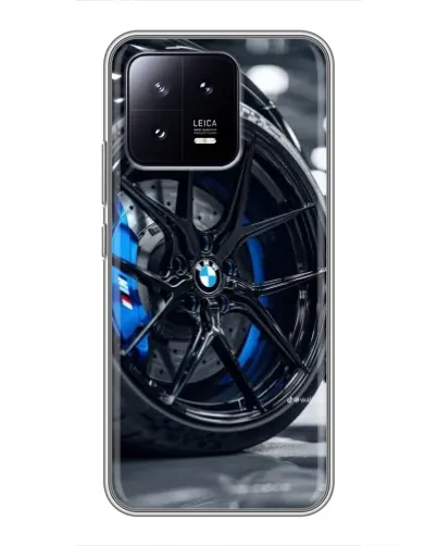Чохол для Xiaomi 13 з картинкою «Колесо BMW зблизька»
