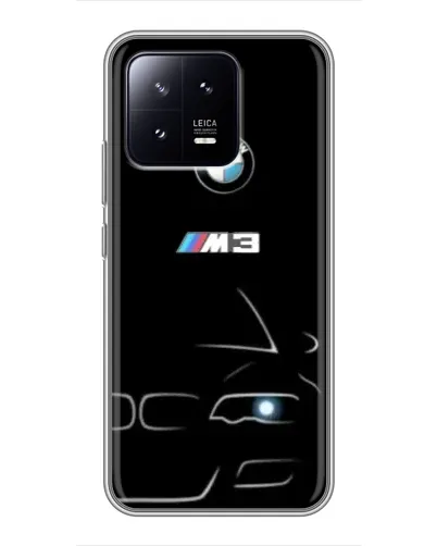 Чохол для Xiaomi 13 з картинкою «Мінімалістичний принт BMW M3»