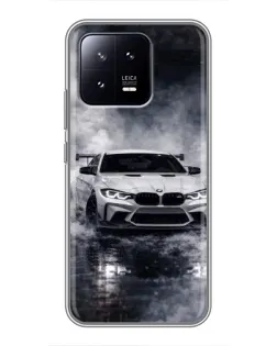 Чохол для Xiaomi 13 з картинкою «BMW крізь туман»