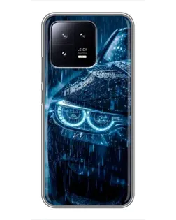 Чохол для Xiaomi 13 з картинкою «BMW під дощем»