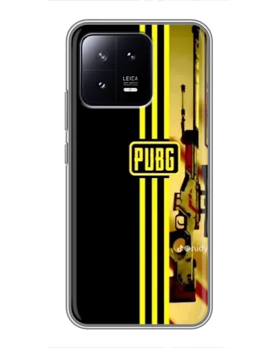 Чохол для Xiaomi 13 з картинкою «PUBG — камуфляжний шолом»
