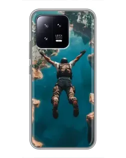 Чохол для Xiaomi 13 з картинкою «PUBG — вільне падіння»