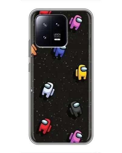 Чохол для Xiaomi 13 з картинкою «Космічний патерн Among Us»