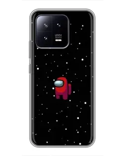 Чохол для Xiaomi 13 з картинкою «Червоний Among Us»