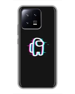 Чохол для Xiaomi 13 з картинкою «Among Us неон»