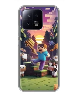 Чохол для Xiaomi 13 з картинкою «Стів на фермі» Чохол для Xiaomi 13 з картинкою «Стів на фермі»