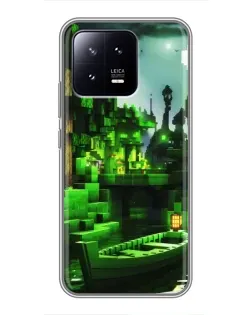Чохол для Xiaomi 13 з картинкою «Minecraft лісовий пейзаж» Чохол для Xiaomi 13 з картинкою «Minecraft лісовий пейзаж»