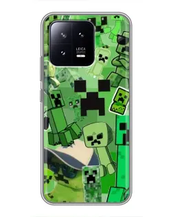 Чохол для Xiaomi 13 з картинкою «Кріпери Minecraft» Чохол для Xiaomi 13 з картинкою «Кріпери Minecraft»