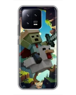 Чохол для Xiaomi 13 з картинкою «Стів та гусь» Чохол для Xiaomi 13 з картинкою «Стів та гусь»