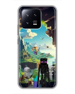 Чохол для Xiaomi 13 з картинкою «Ендермен у лісі»