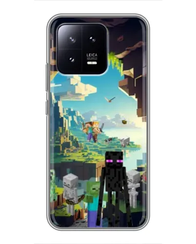 Чохол для Xiaomi 13 з картинкою «Ендермен у лісі»