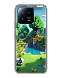 Чохол для Xiaomi 13 з картинкою «Minecraft літній день»