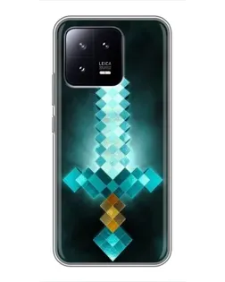 Чохол для Xiaomi 13 з картинкою «Алмазний меч неон»