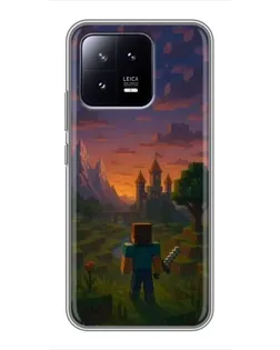 Чохол для Xiaomi 13 з картинкою «Стів біля вежі»
