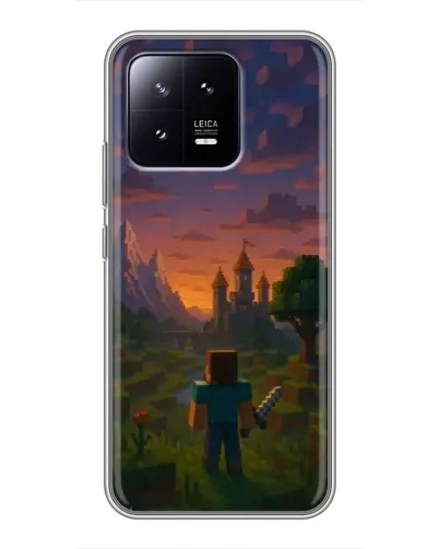 Чохол для Xiaomi 13 з картинкою «Стів біля вежі»