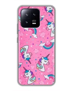 Чохол для Xiaomi 13 з картинкою «Unicorn паттерн рожевий» Чохол для Xiaomi 13 з картинкою «Unicorn паттерн рожевий»