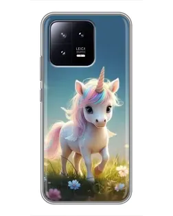 Чохол для Xiaomi 13 з картинкою «Єдиноріг на галявині» Чохол для Xiaomi 13 з картинкою «Єдиноріг на галявині»
