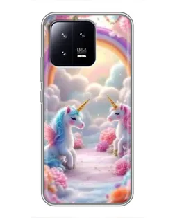 Чохол для Xiaomi 13 з картинкою «Веселка і єдинороги» Чохол для Xiaomi 13 з картинкою «Веселка і єдинороги»