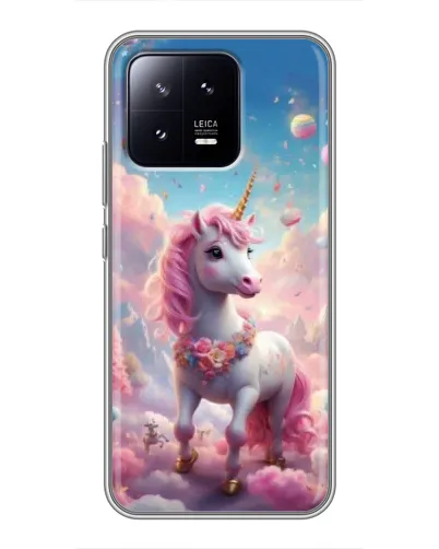 Чохол для Xiaomi 13 з картинкою «Єдиноріг серед хмар»