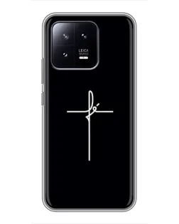 Чехол для Xiaomi 13 с картинкой «Тонкий крест»