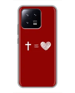 Чехол для Xiaomi 13 с картинкой «Уравнение любви»