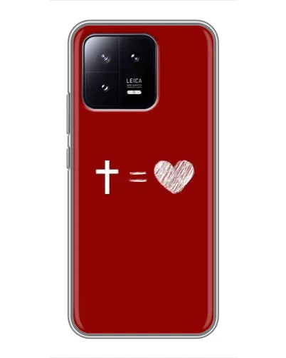 Чехол для Xiaomi 13 с картинкой «Уравнение любви» Чехол для Xiaomi 13 с картинкой «Уравнение любви»