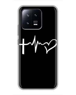 Чехол для Xiaomi 13 с картинкой «Пульс веры»