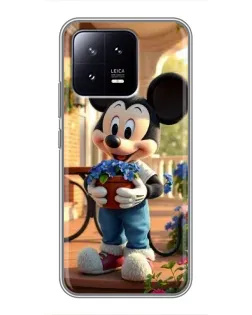 Чохол для Xiaomi 13 з картинкою «Міккі садівник»