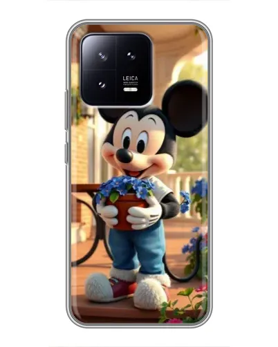 Чохол для Xiaomi 13 з картинкою «Міккі садівник»